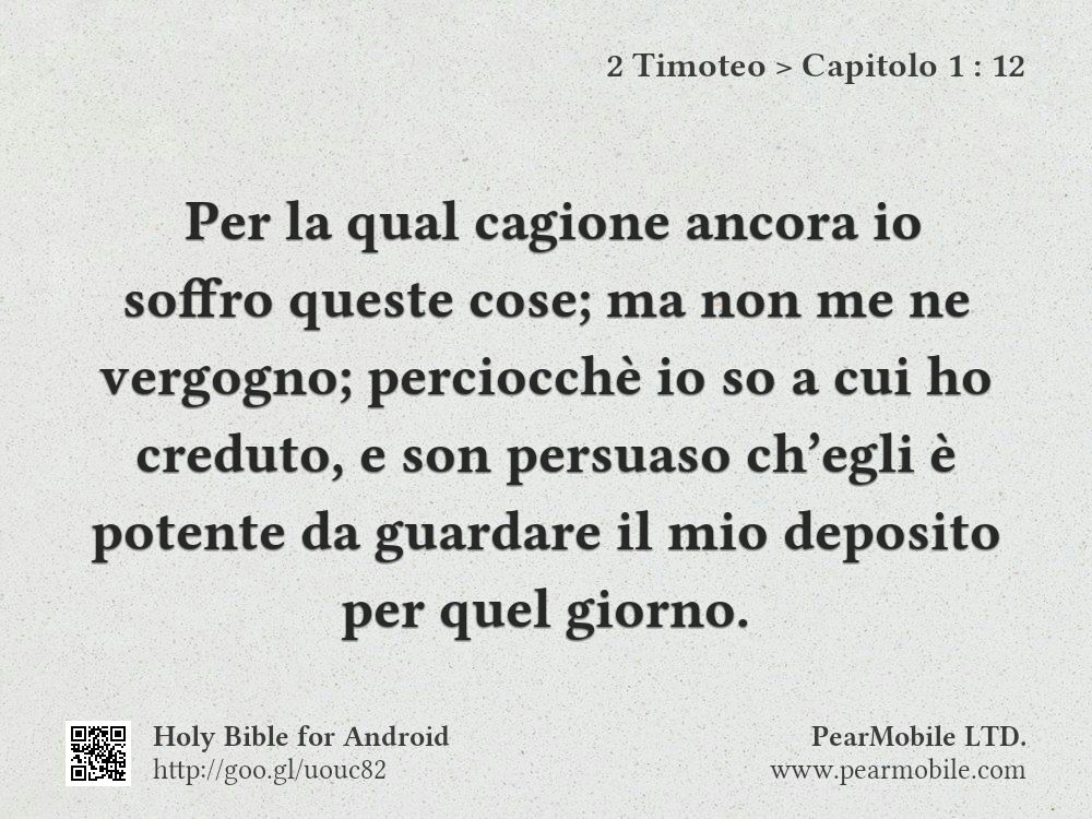 2 Timoteo, Capitolo 1:12